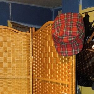 Plaid Red Women's Hat